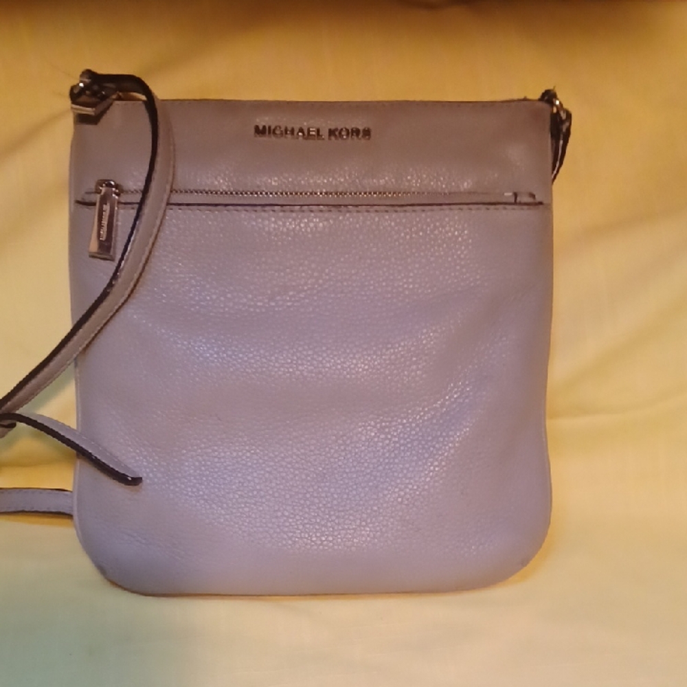 Michael Kors Light Gray Crossbody Bag